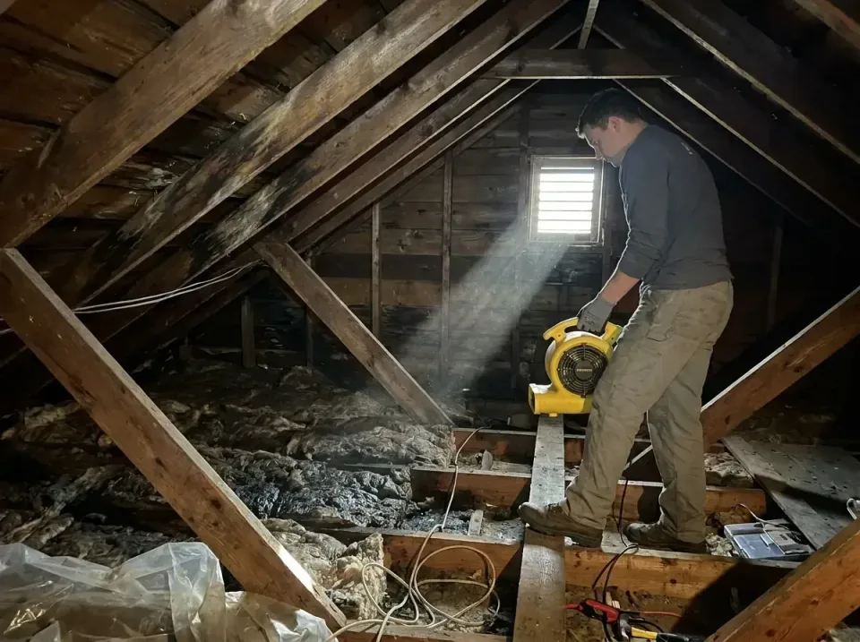 attic-water-damage-drying-proc-007 — frequently asked questions, Emergency Water Extraction & 24/7 Flood Response in San Man…